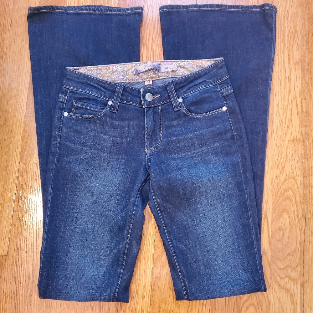 Paige Low-Rise Bell Canyon Flare Jeans